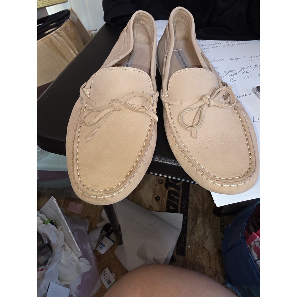 Saks Fifth‎ Ave. Leather Driving Moccasins  Size 11 B